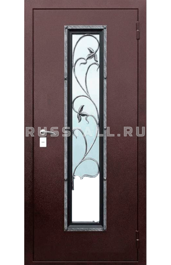 Металлическая входная дверь в коттедж RS15