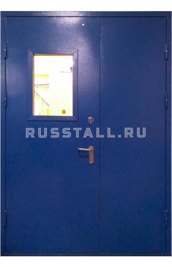 Стальная входная дверь со стеклом RS127