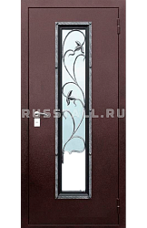 Входная дверь с ковкой RS15 - Изображение